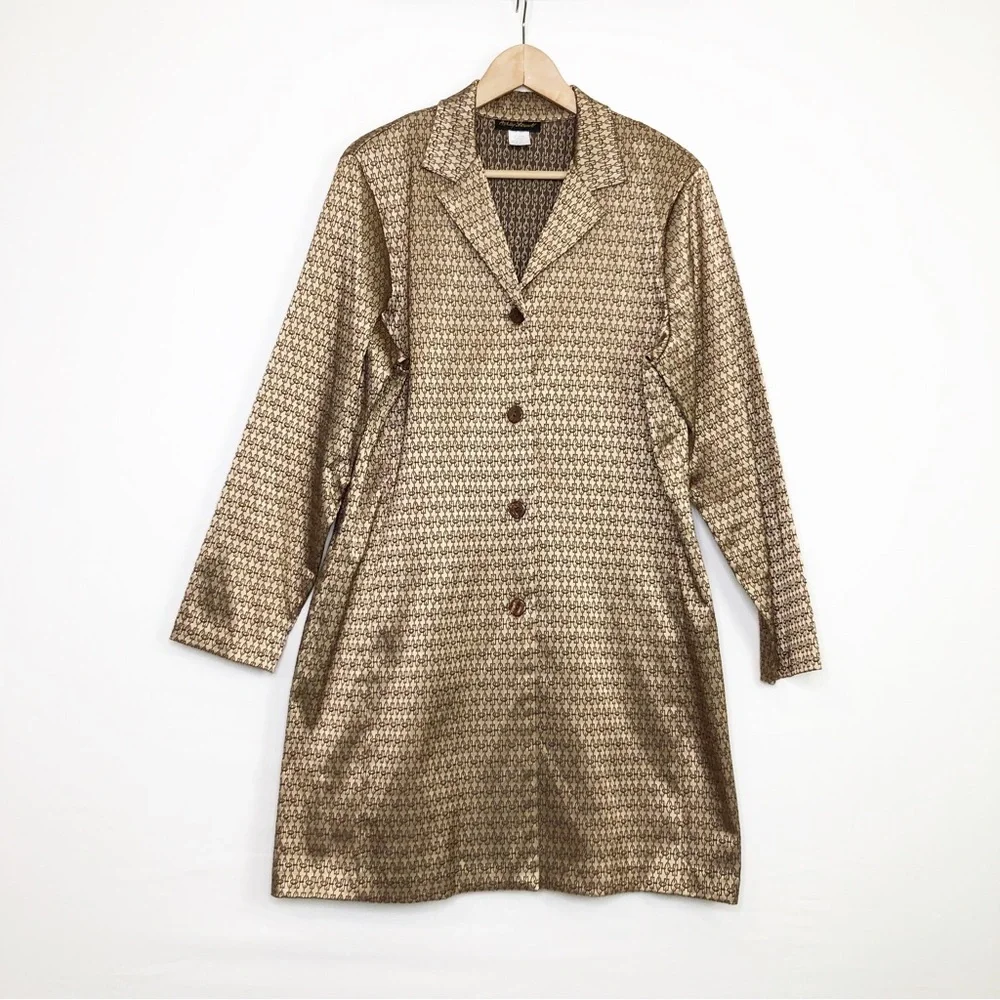 Ashley Stewart Gold Pantsuit - Picture 5 of 14